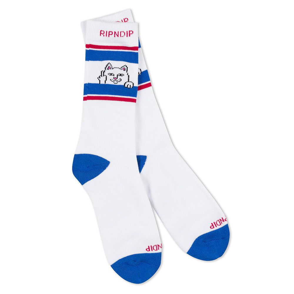 CALCETINES PEEKING NERMAL SOCKS WHITE | Mechanic