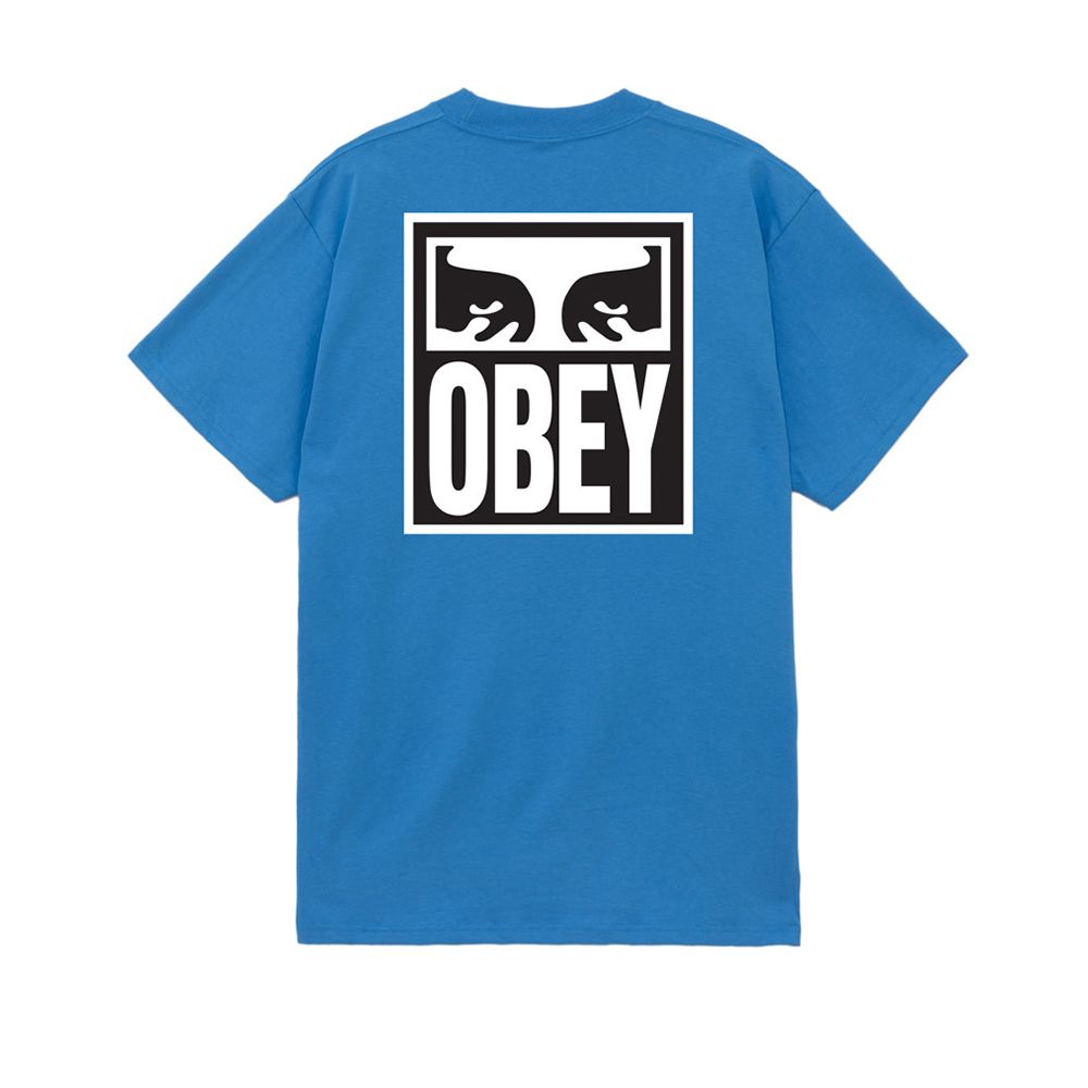 CAMISETA OBEY EYES ICON 2 HEATHER AZURE BLUE | Mechanic