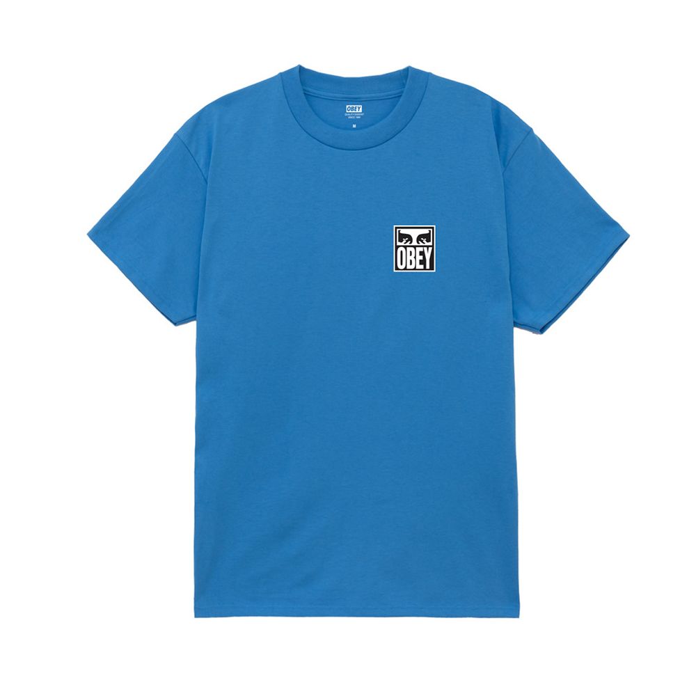 CAMISETA OBEY EYES ICON 2 HEATHER AZURE BLUE | Mechanic