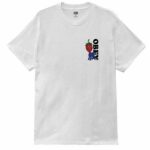 CAMISETA OBEY STRAWBERRY WHITE. Mechanic Tienda de Ropa