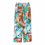 PANTALON MARKER DRAWN FLOWER PANTS AQUA MULTI. Mechanic Tienda de Ropa