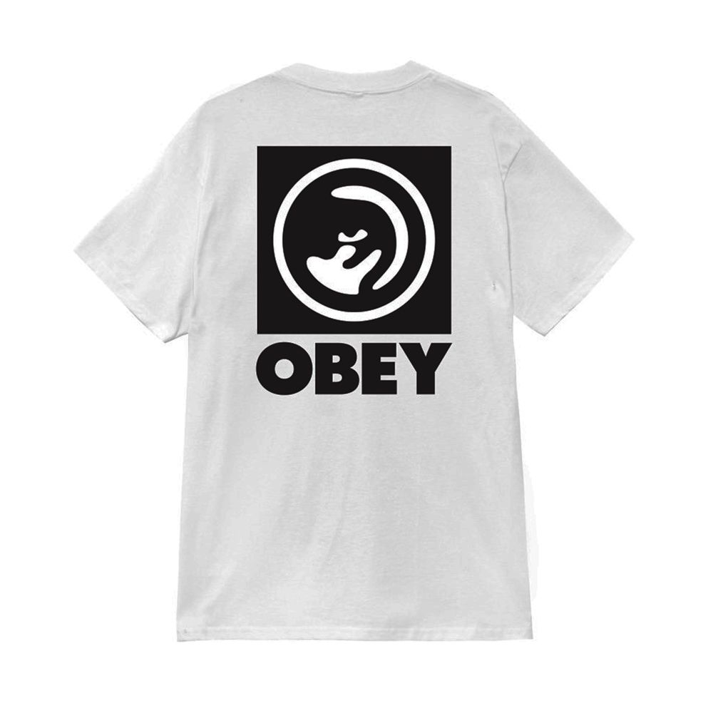 CAMISETA OBEY BOLD EYE WHITE | Mechanic