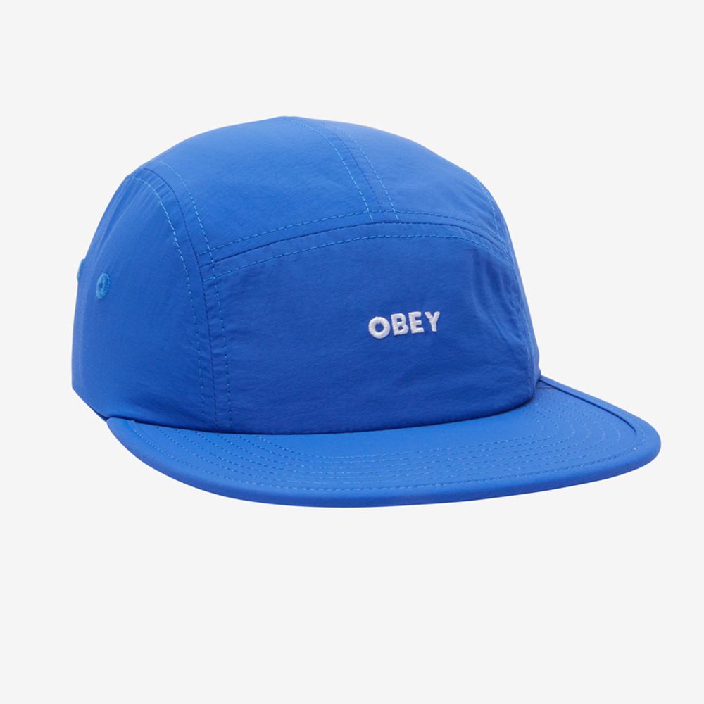GORRA OBEY BOLD NYLON CAMP CAP COBALT BLUE | Mechanic
