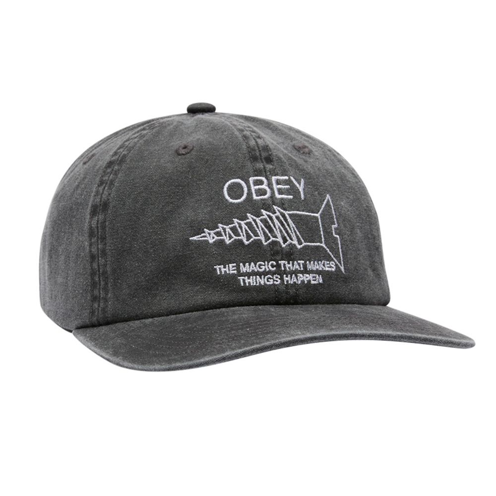 GORRA OBEY PIGMENT THINGS HAPPEN STRAPBACK PIGMENT BLACK | Mechanic