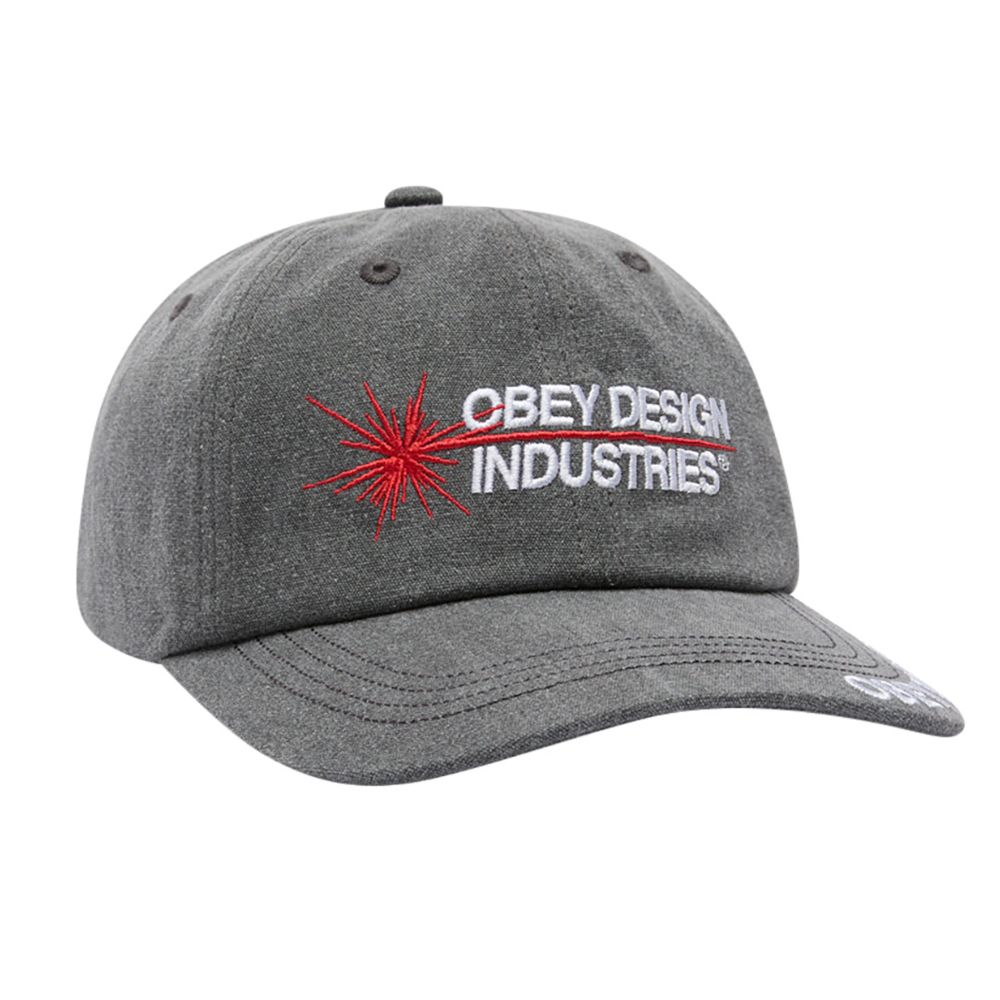 GORRA OBEY PIGMENT OBEY INDUSTRIES VELCRO PIGMENT BLACK | Mechanic