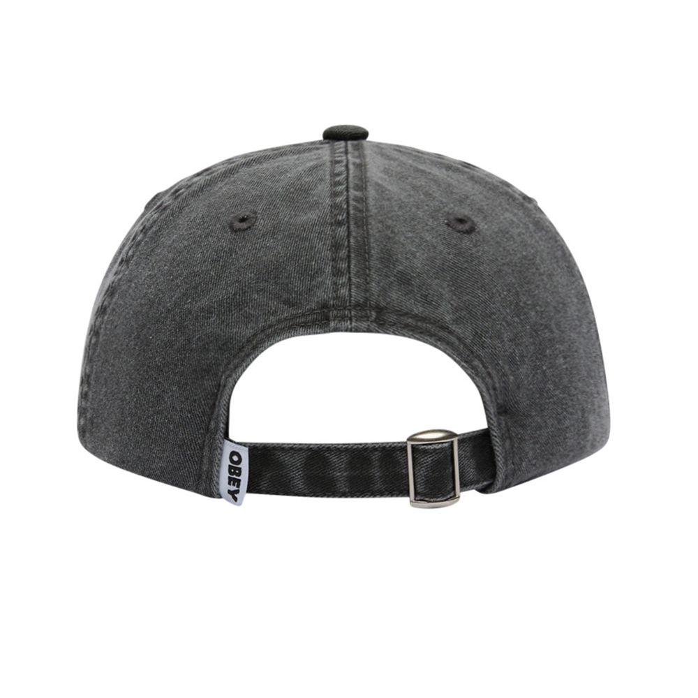 GORRA OBEY PIGMENT BOLD 6 PANEL STRAPBACK PIGMENT BLACK | Mechanic