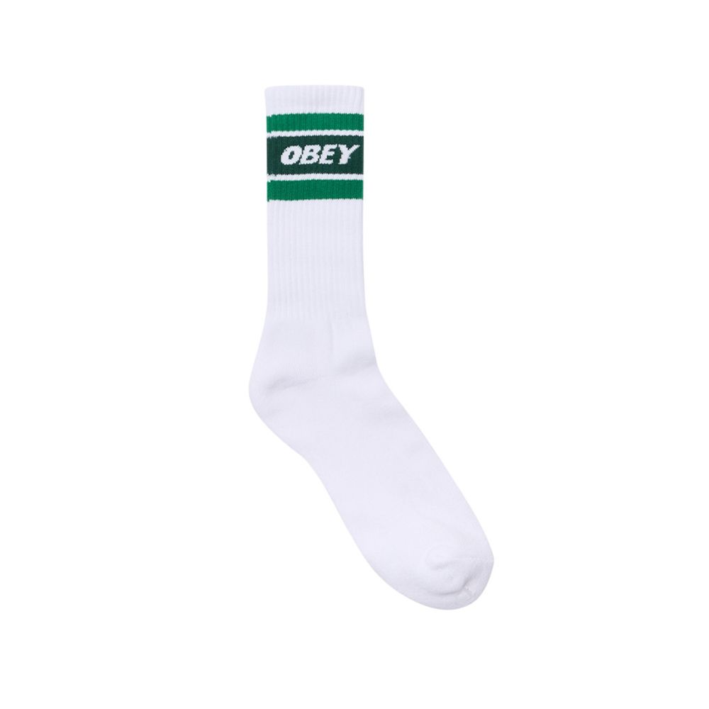 CALCETINES COOPER II SOCKS WHITE/GREEN | Mechanic