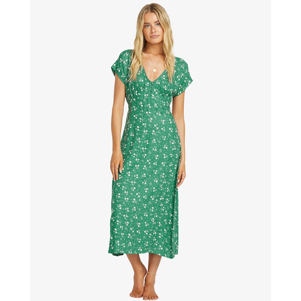VESTIDO BILLABONG BRIGHT SKIES ISLAND GREEN | Mechanic