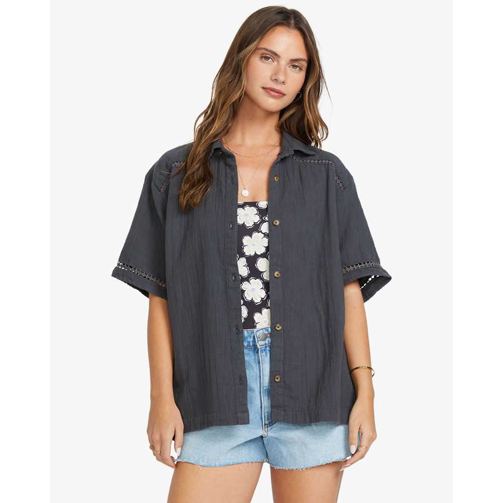 CAMISA BILLABONG SUMMERS END BLACK SAND | Mechanic