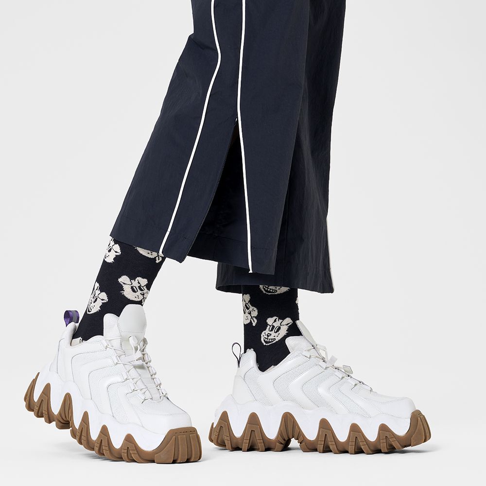 CALCETINES HAPPY SOCKS DOG SOCK BLACK | Mechanic