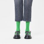 CALCETINES HAPPY SOCKS SOLID SOCK GREEN. Mechanic Tienda de Ropa
