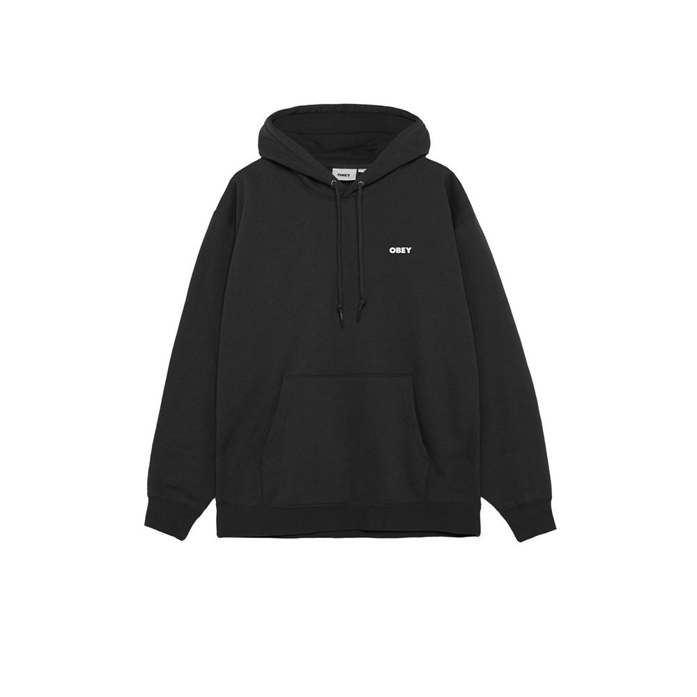 SUDADERA OBEY ICON STENCIL FLAME BLACK | Mechanic