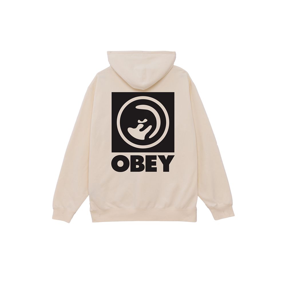 SUDADERA OBEY BOLD EYE UNBLEACHED | Mechanic