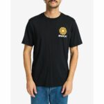 CAMISETA RVCA SUN PHASE BLACK. Mechanic Tienda de Ropa