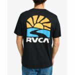 CAMISETA RVCA SUN PHASE BLACK. Mechanic Tienda de Ropa