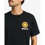 CAMISETA RVCA SUN PHASE BLACK. Mechanic Tienda de Ropa