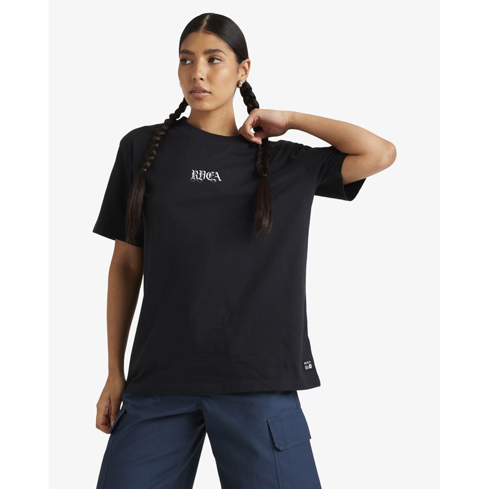 CAMISETA RVCA BEN J RELAXED BLACK | Mechanic
