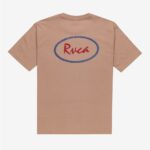 CAMISETA RVCA LOGO SONORA BROWN. Mechanic Tienda de Ropa