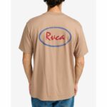 CAMISETA RVCA LOGO SONORA BROWN. Mechanic Tienda de Ropa
