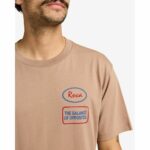 CAMISETA RVCA LOGO SONORA BROWN. Mechanic Tienda de Ropa