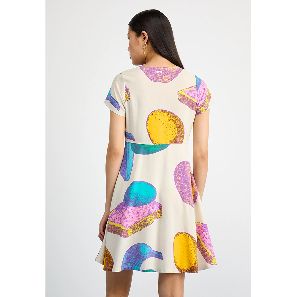 VESTIDO OBEY MALICE DRESS UNBLEACHED MULTI | Mechanic