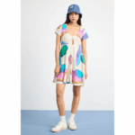 VESTIDO OBEY MALICE DRESS UNBLEACHED MULTI. Mechanic Tienda de Ropa