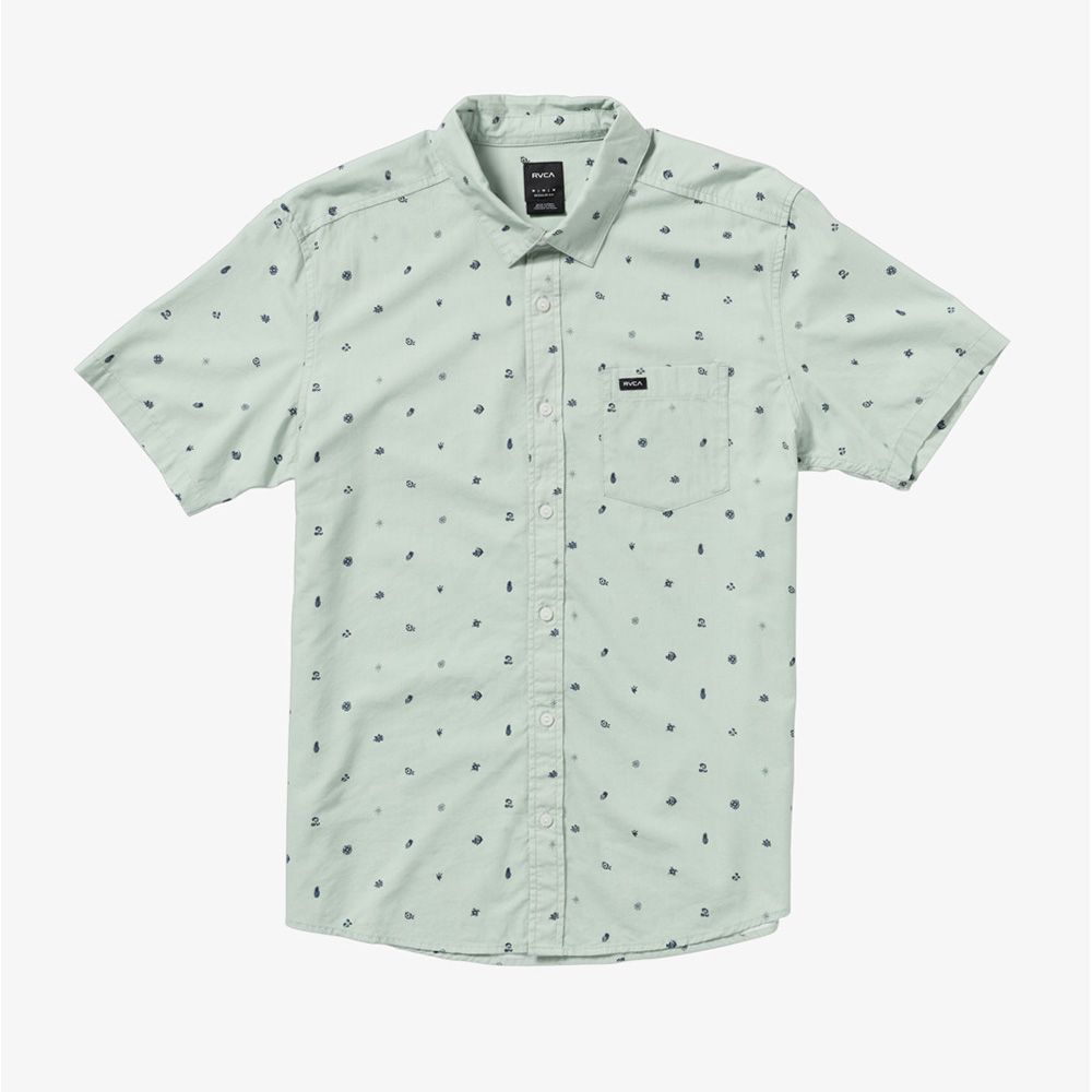 CAMISA RVCA ANYTIME GREEN TEA | Mechanic