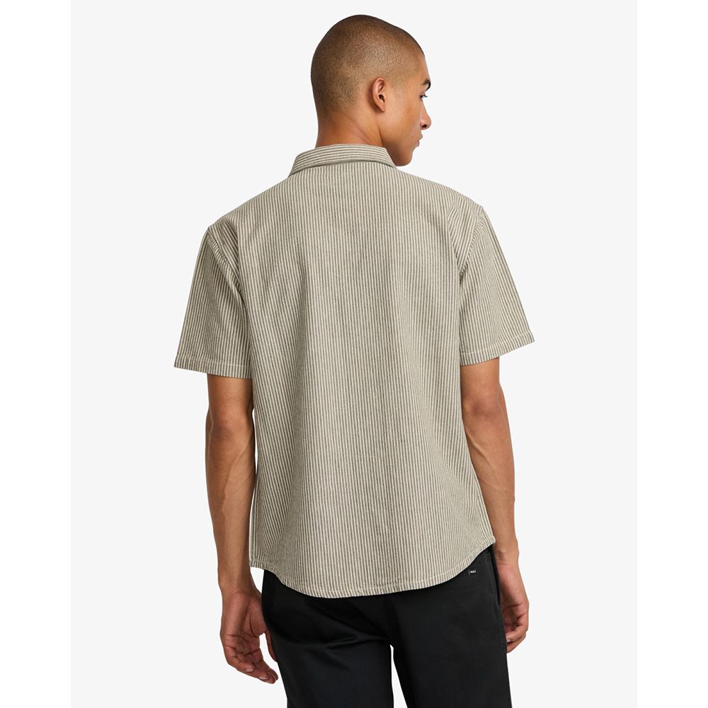 CAMISA RVCA DAYSHIFT STRIPE FATIGUE | Mechanic