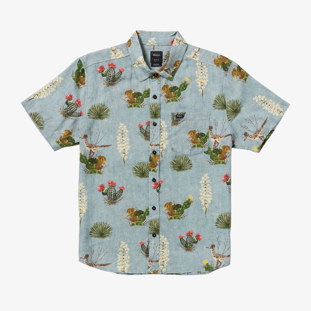 CAMISA RVCA ARTIFACTS DENIM | Mechanic