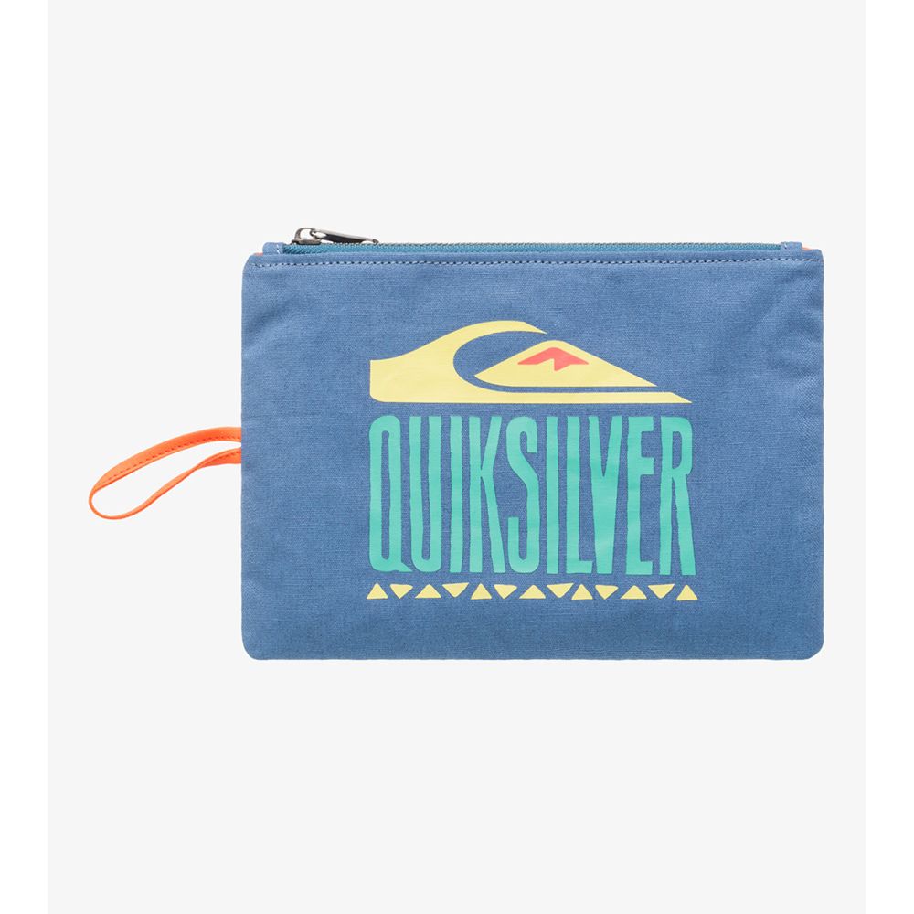 BOLSITO QUIKSILVER ZIP POCKET REAL TEAL | Mechanic