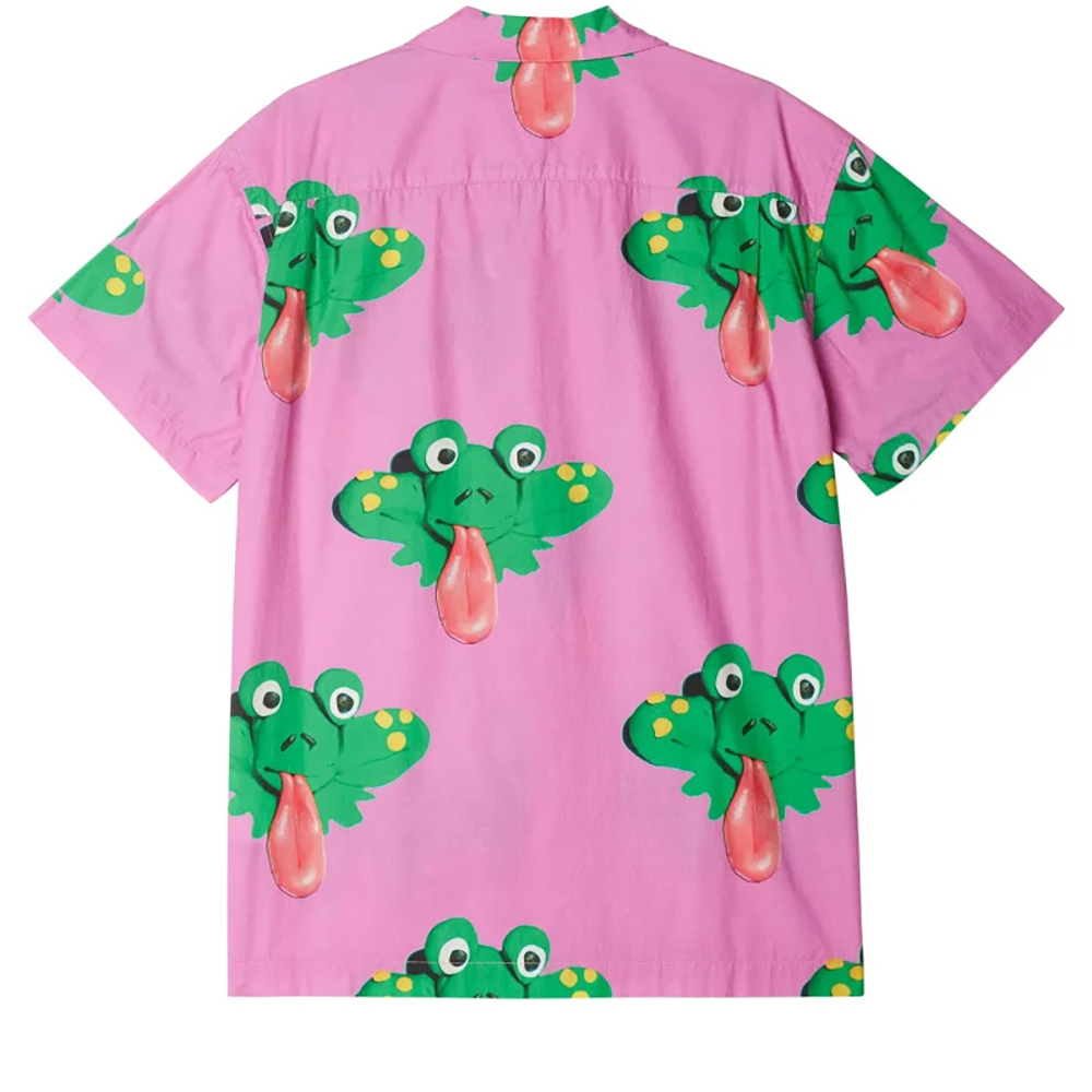 CAMISA OBEY FROGMAN WOVEN WILD ROSE MULTI | Mechanic
