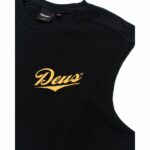 CAMISETA DEUS EX-MACHINA PHASE MUSCLE BLACK. Mechanic Tienda de Ropa
