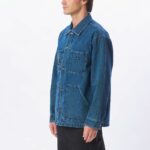 CHAQUETA OBEY HYMN JACKET STONE WASH INDIGO | Mechanic
