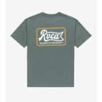 CAMISETA RVCA LOGO BALM GREEN. Mechanic Tienda de Ropa