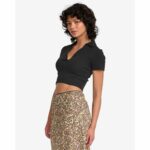 CAMISETA RVCA CHASE POLO BLACK | Mechanic