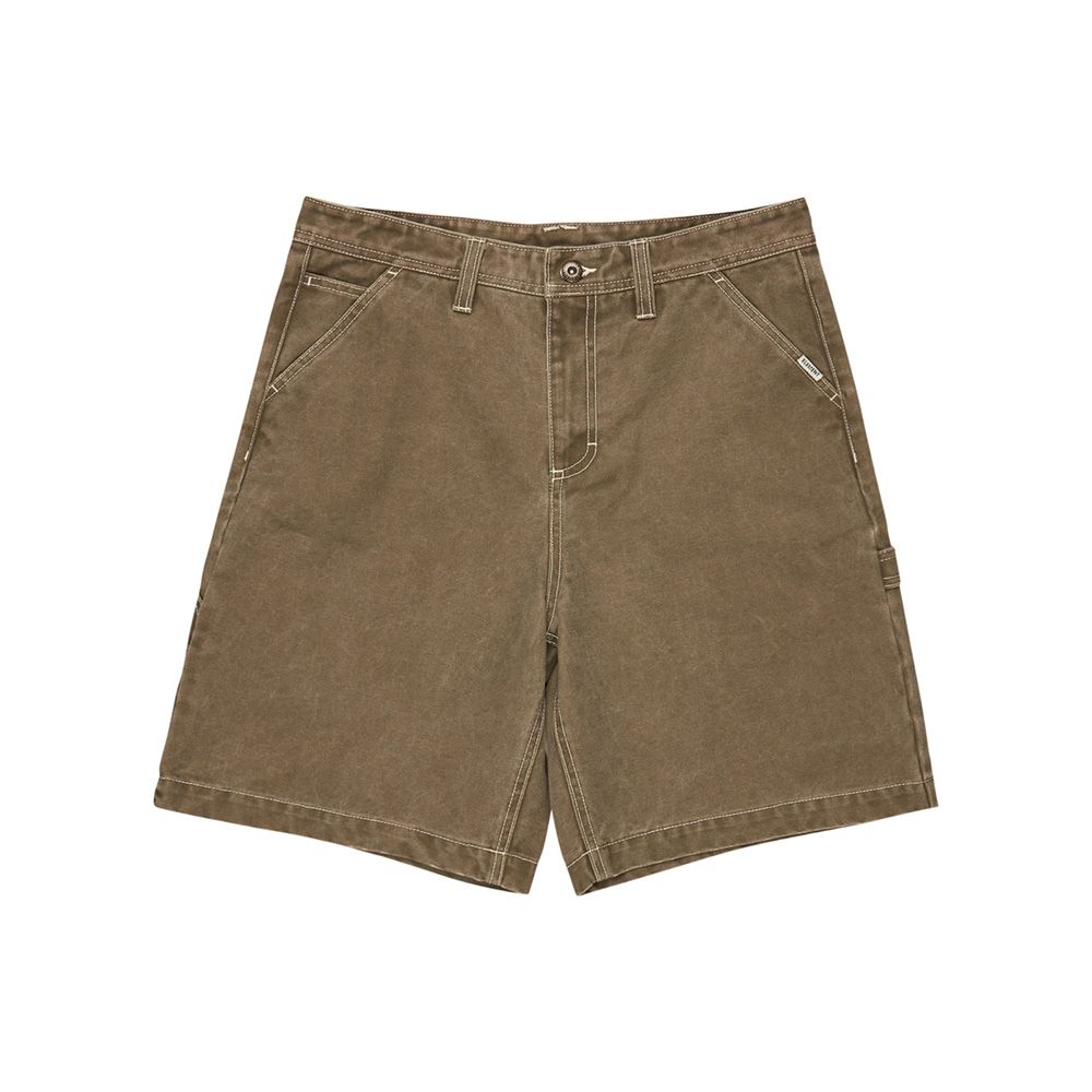 PANTALON CORTO ELEMENT CARPENTER CANVAS STONE GRAY | Mechanic