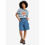 CAMISETA QUICKSILVER BOYFRIEND CROP STRIPED. Mechanic Tienda de Ropa