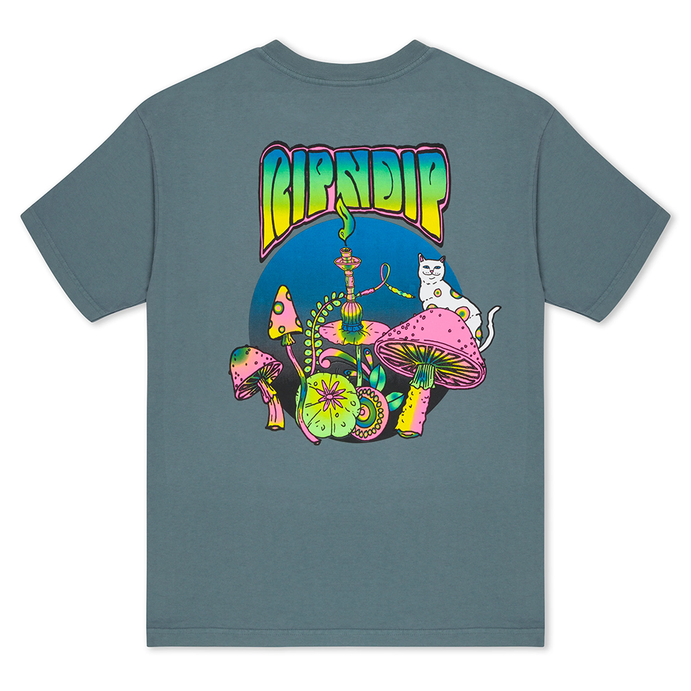 CAMISETA RIPNDIP PSYCHEDELIC TEE LIGHT CHARCOAL | Mechanic