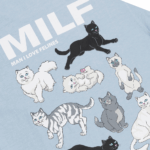 CAMISETA RIPNDIP MAN I LOVE FELINES TEE POWDER BLUE. Mechanic Tienda de Ropa