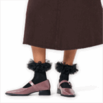 CALCETINES HAPPY SOCKS TULLE 1/2 CREW SOCK BLACK. Mechanic Tienda de Ropa