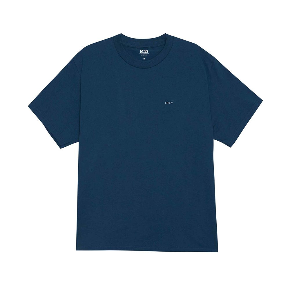 CAMISETA OBEY & PEACE JUSTICE STATUE HARBOR BLUE | Mechanic