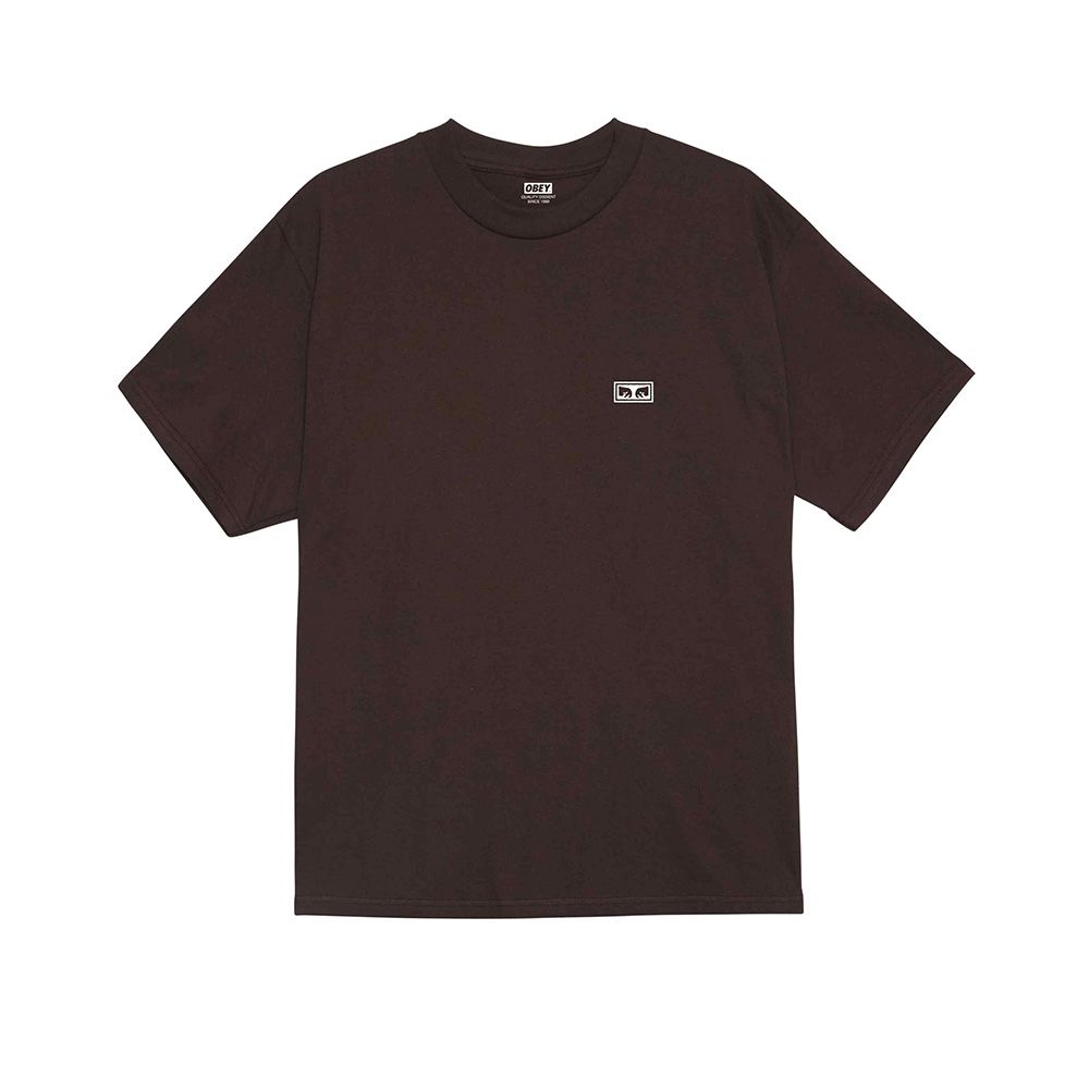 CAMISETA OBEY EYES 3 JAVA BROWN | Mechanic