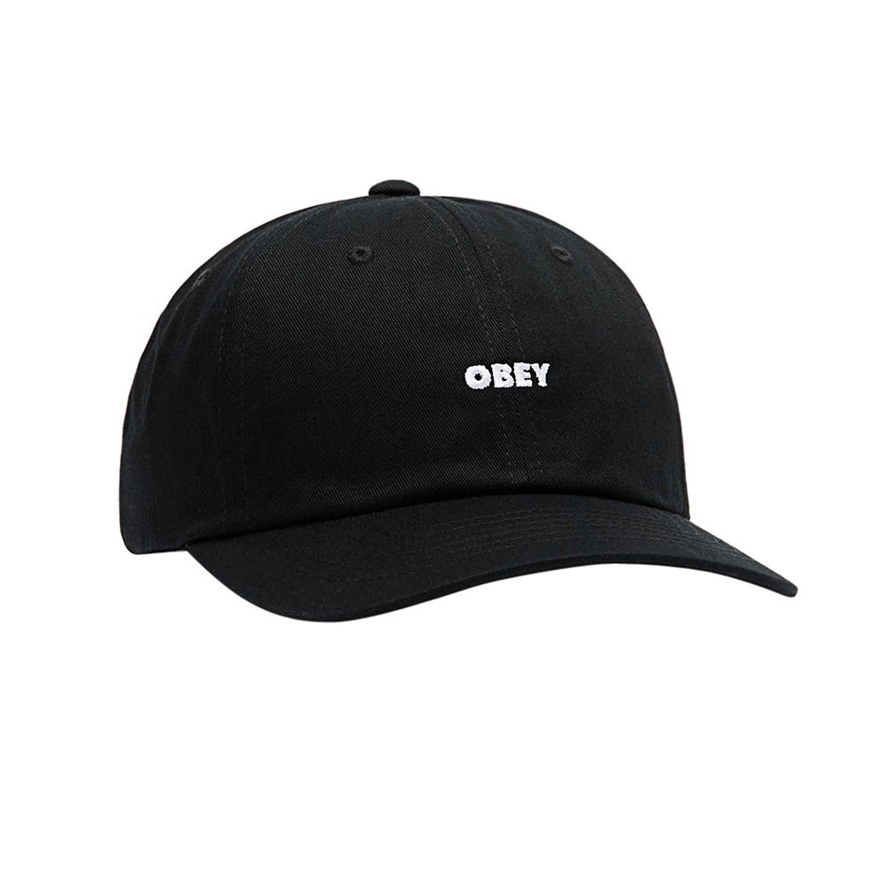 GORRA OBEY BOLD CURVE 6 PANEL STRAPBACK BLACK | Mechanic