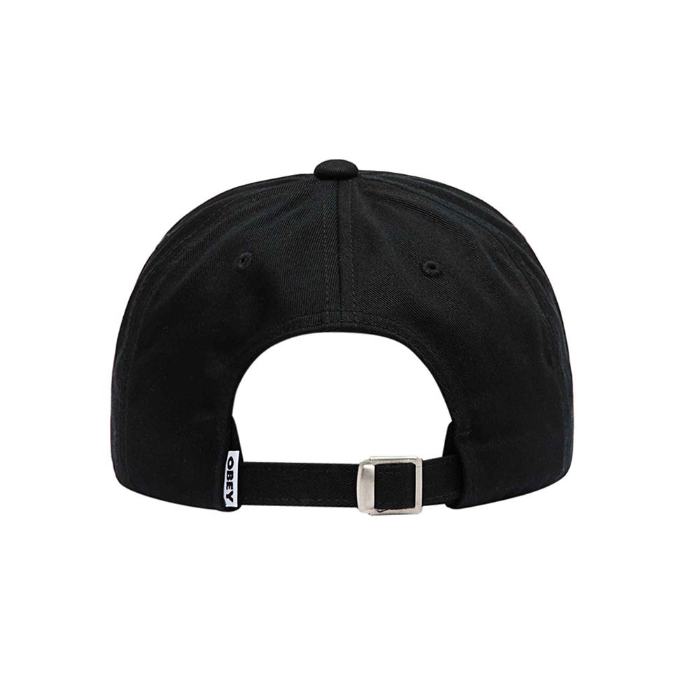 GORRA OBEY BOLD CURVE 6 PANEL STRAPBACK BLACK | Mechanic