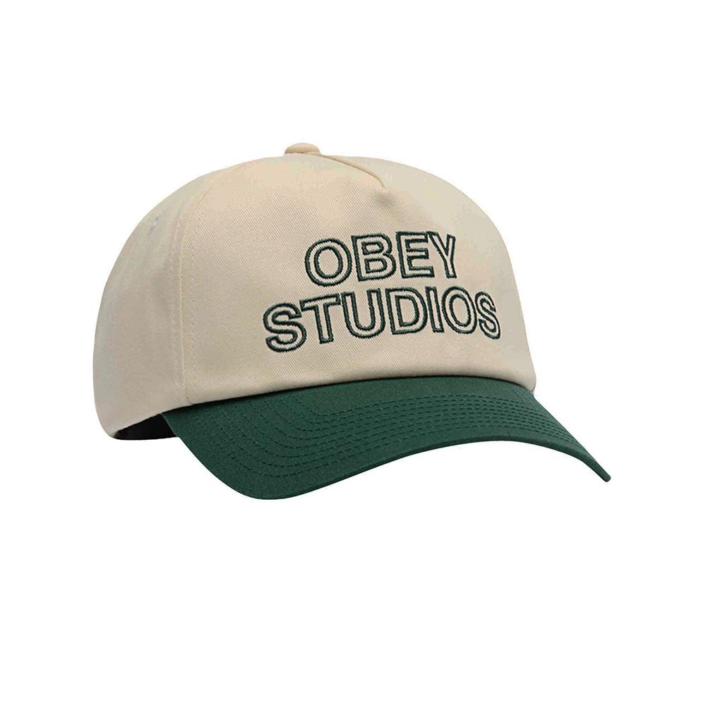 GORRA OBEY STUDIOS 5 PANEL STRAPBACK UNBLEACHED MULTI | Mechanic