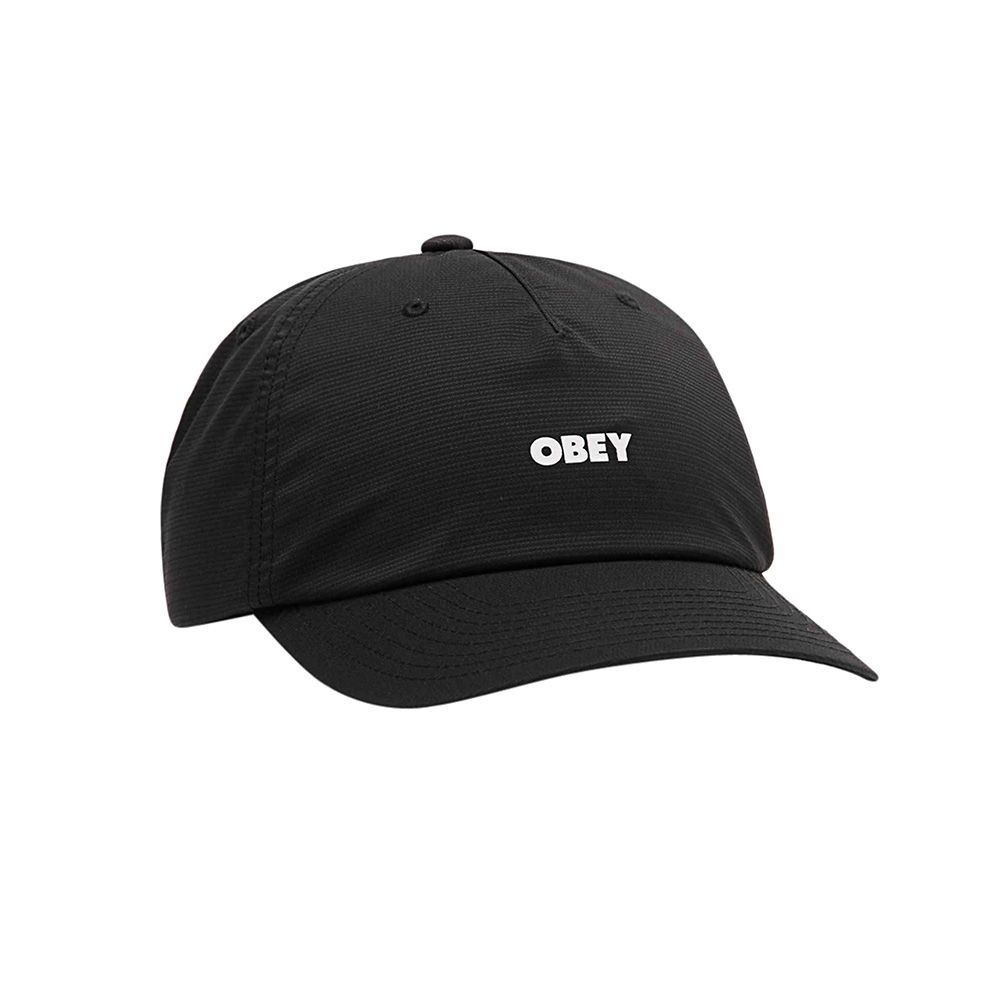 GORRA OBEY MILES 5 PANEL STRAPBACK BLACK | Mechanic