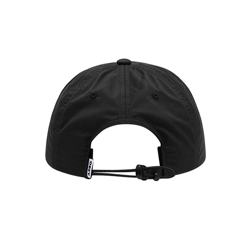 GORRA OBEY MILES 5 PANEL STRAPBACK BLACK | Mechanic