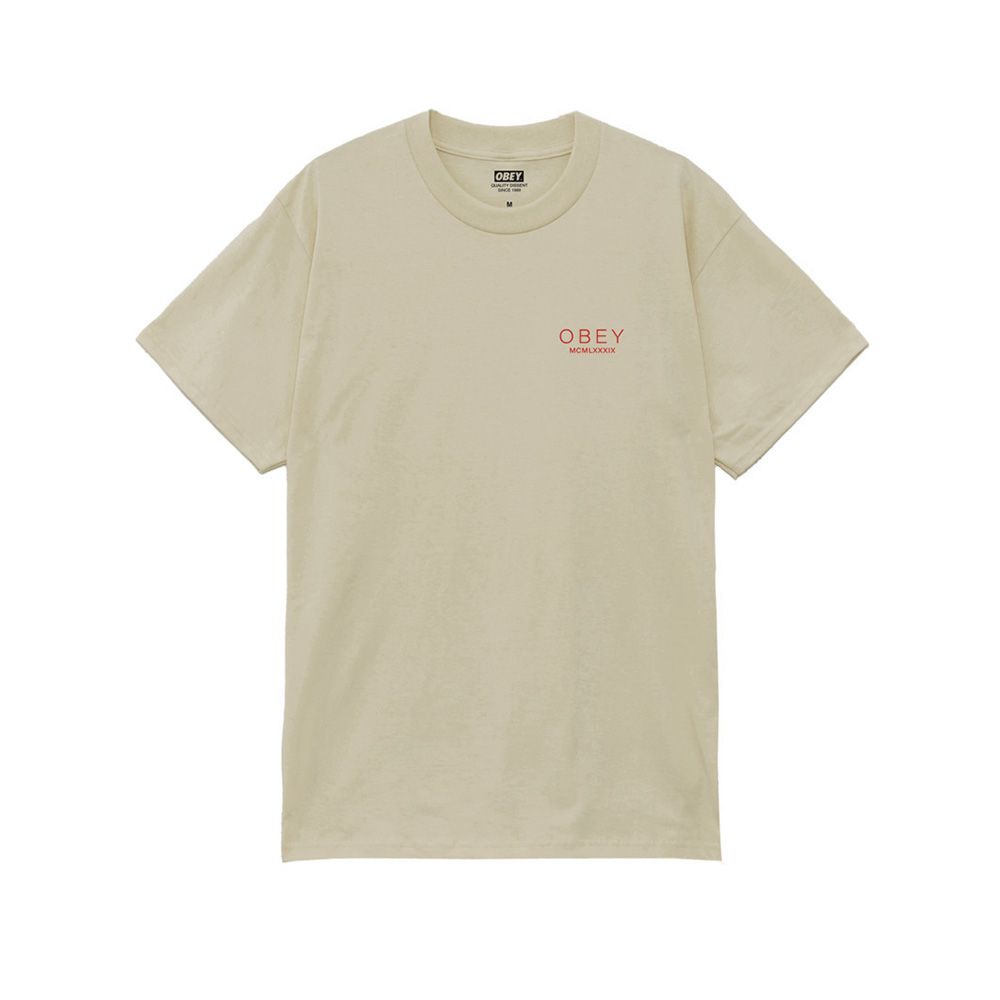 CAMISETA OBEY BELLA MAXIMUS CREAM | Mechanic